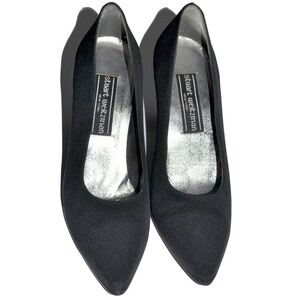 Stuart Weitzman For F. Piner Black Heel Shoes Size 9
